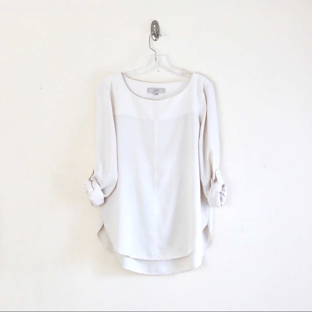 Loft Tab Sleeve Blouse